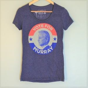 Vote For Murray Blue T shirt Medium
